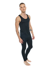 The perfect tank black carbon sleeveless tank top with rounded neckline and form-fitting design