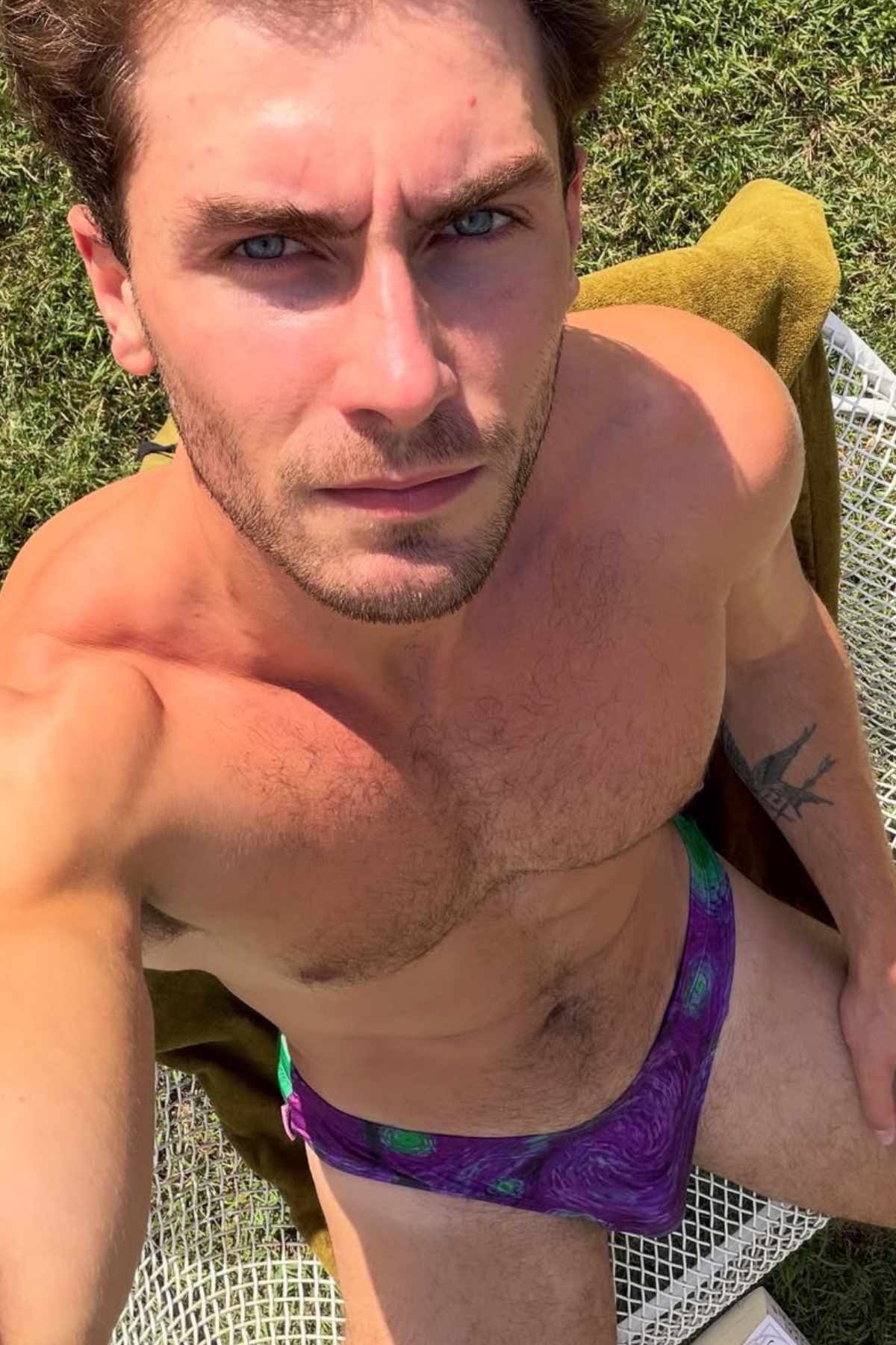 JJ Malibu Men's Wet-N-Wild Swim Briefs - Spooky Night