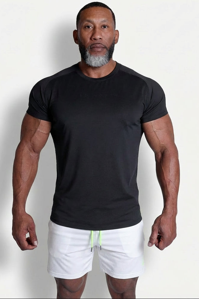 Jed North Herren Premium Trainingsshirt - Schwarz