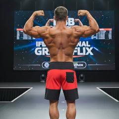 MetroMaleWear Physique Board Short RED 4706-12