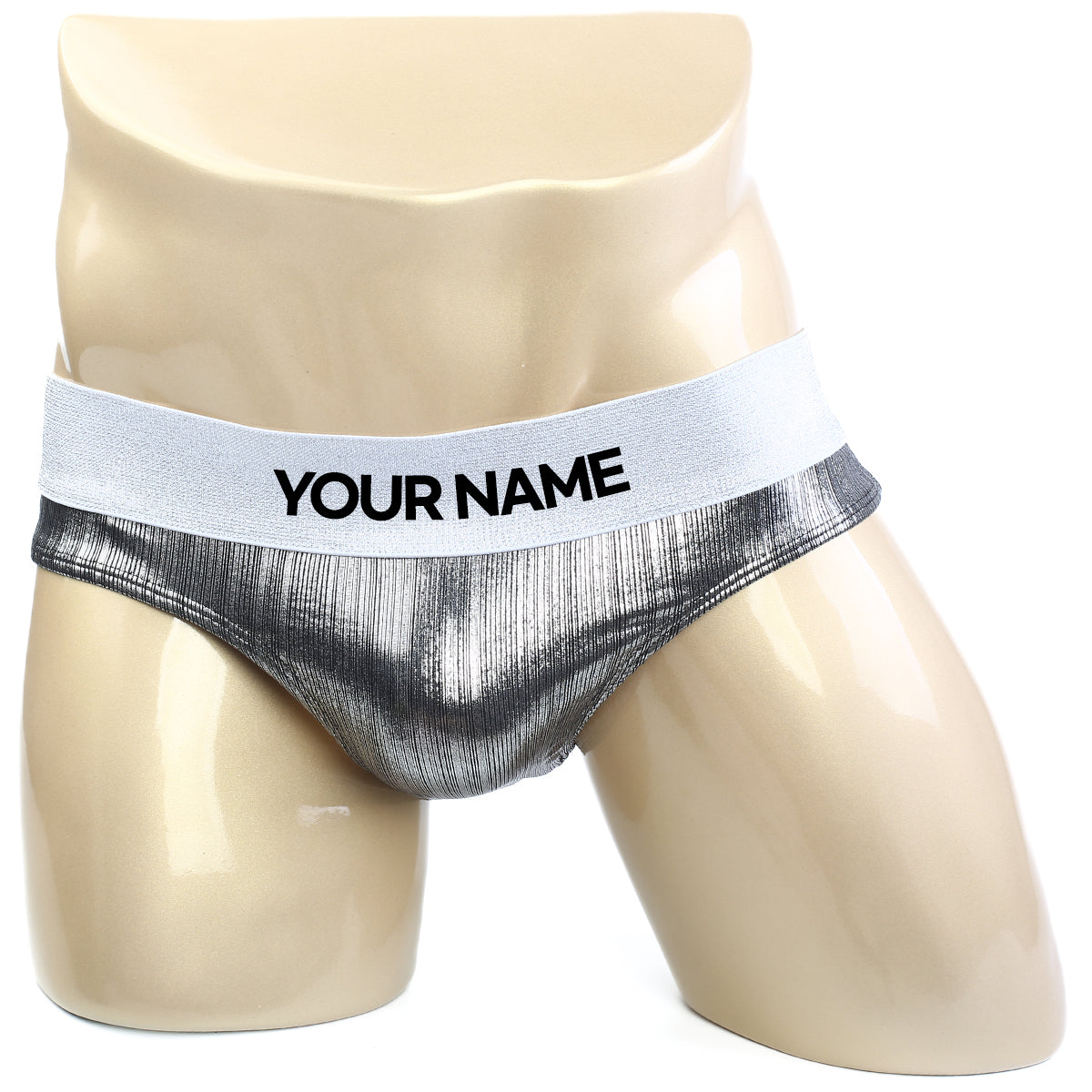MetroMaleWear MetroMuscleWear DIY Competition Suit Silver 4974-80