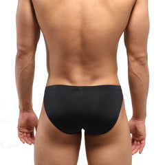 MetroMaleWear european hip brief black 5007-20 in smooth form-fitting fabric for comfortable everyday wear