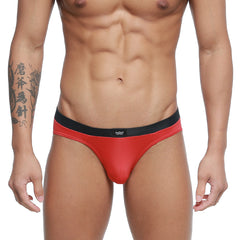 MetroMaleWear cebolla bikini red 5105-12 sleek red and black briefs with form-fitting design for comfortable wear