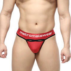 MetroMaleWear Prado Thong Red 5122-12