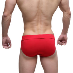 MetroMaleWear Deseo brief red 5503-12 men’s briefs with smooth form-fitting design in vibrant red color