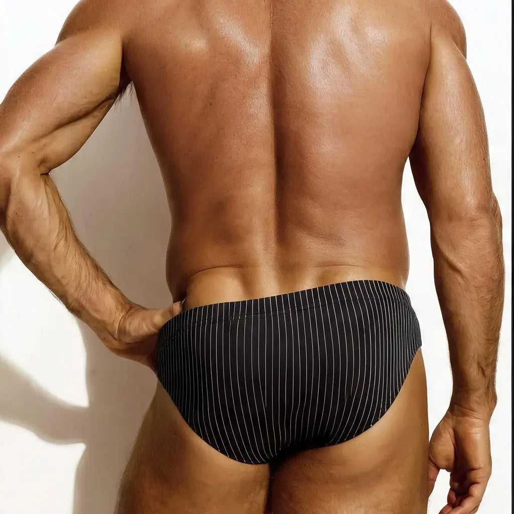 Slip pour homme Sorrento de MetroMaleWear (M2W), noir, 5703-41