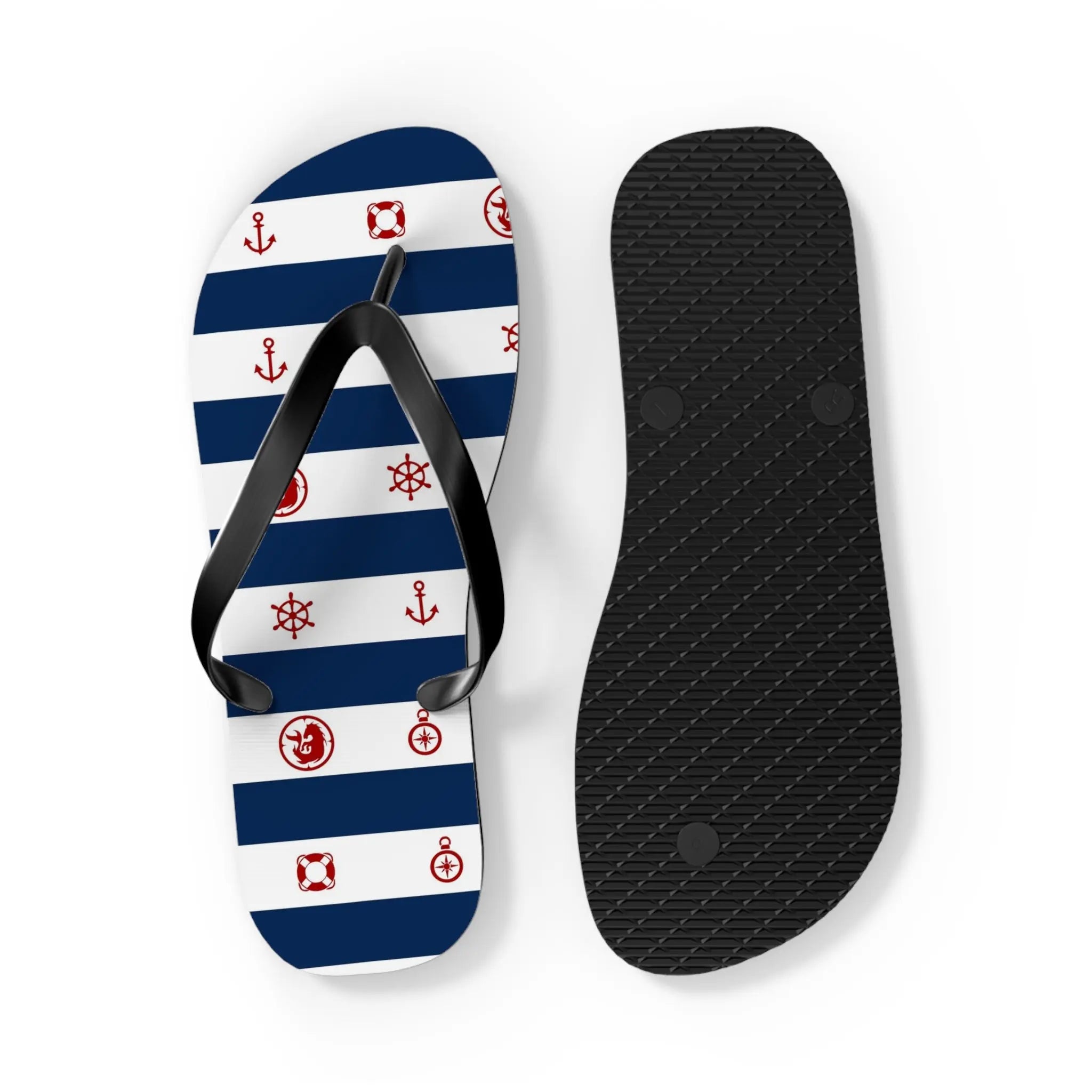 Maris Equi Herren-Flip-Flops mit nautischem Print