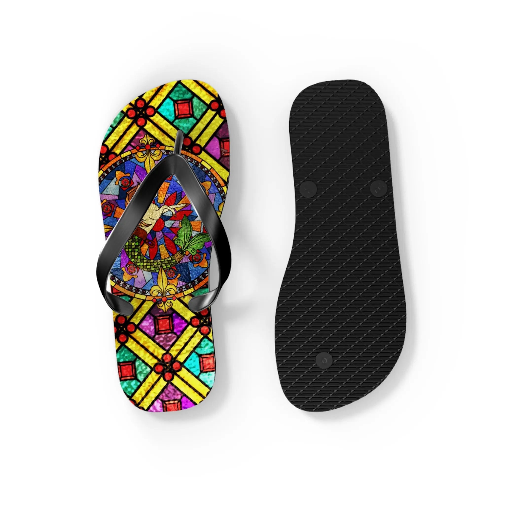 Maris Equi Men's Stained Glass Flip-Flops