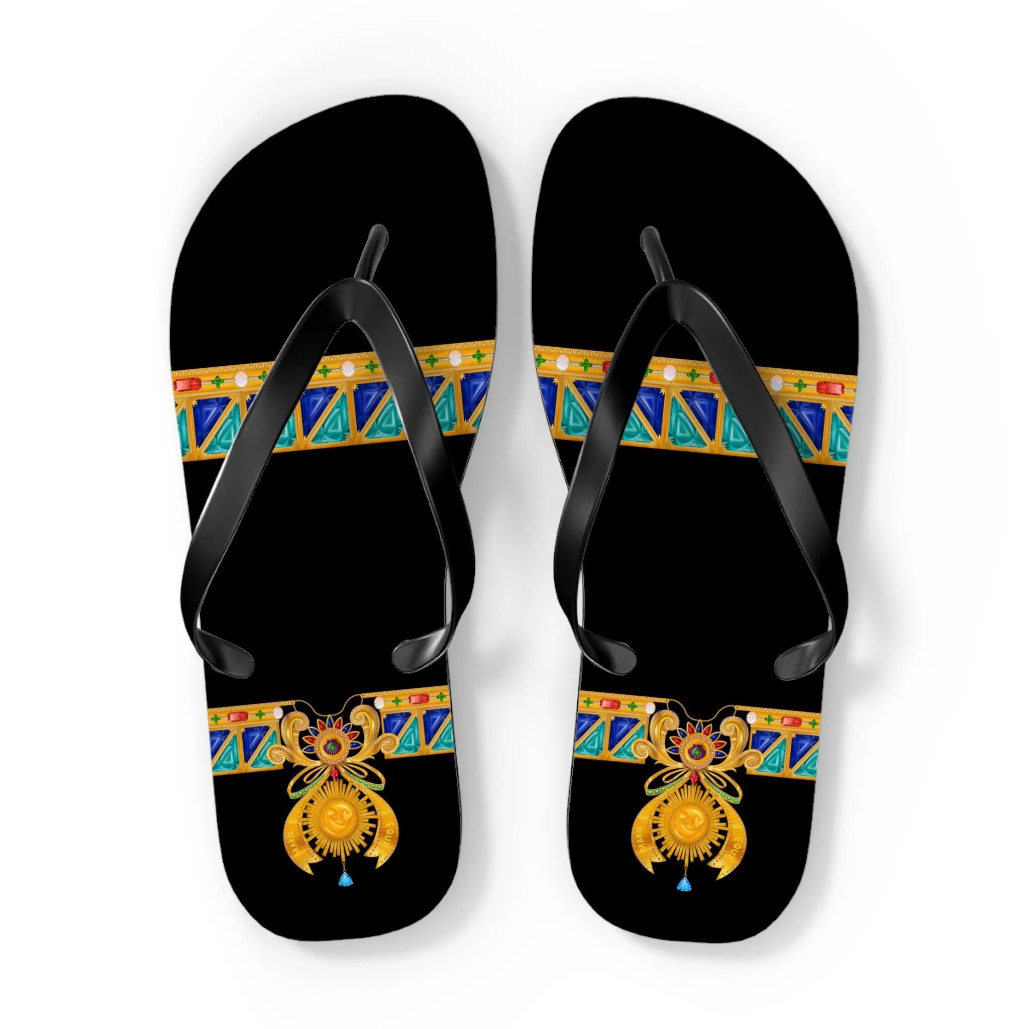 Maris Equi Verzierte Herren-Flip-Flops