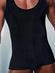 Doreanse Wide Neck Tank Bodysuit Black 3010 Size S