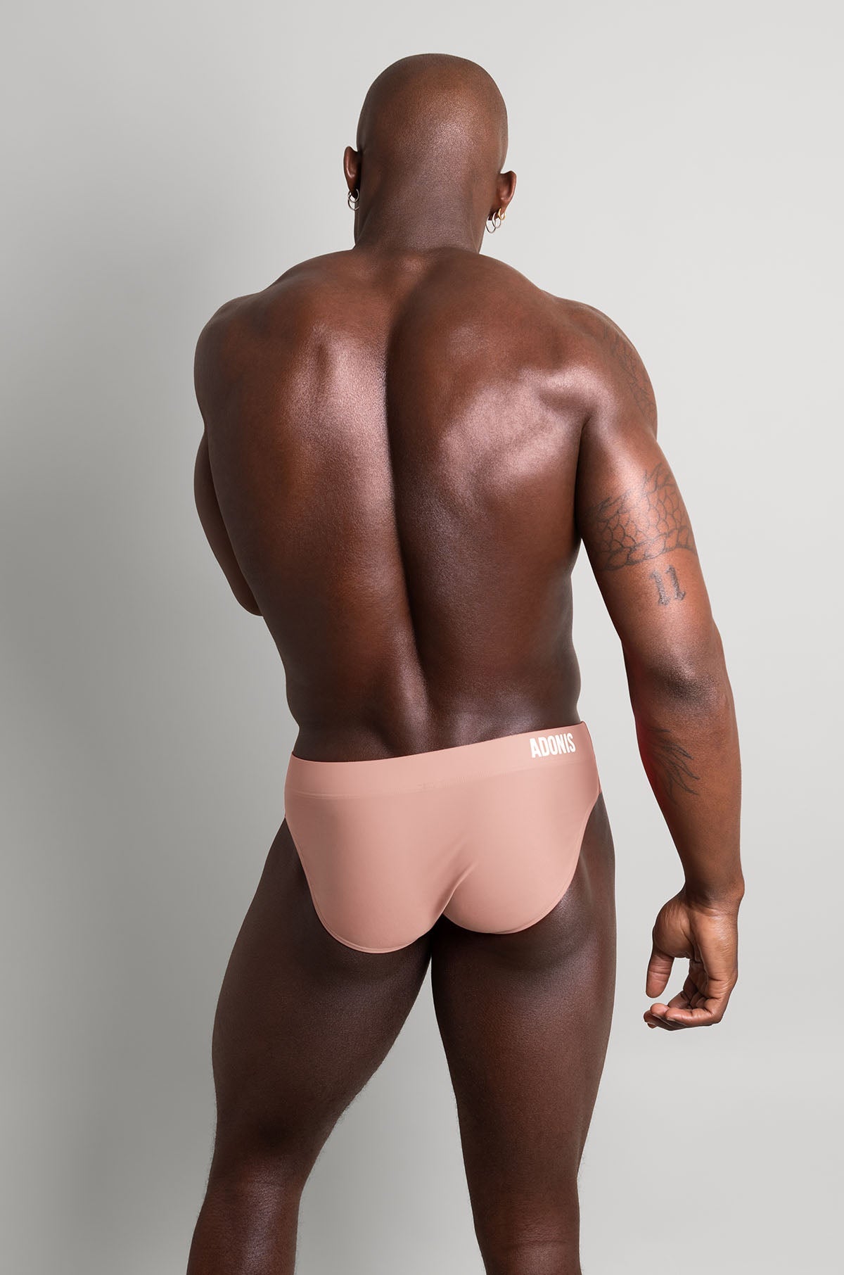 Adonis von Kyhry Herren-Badehose in Pfirsichcreme