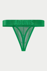 Adonis by Kyhry Men's Luxe Mesh Green Thong