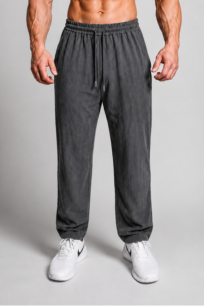 Jed North Herren-Sport-Anzughose - Staubblau