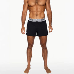 BIKE Athletic Peek-A-Boo Jock Short - Black