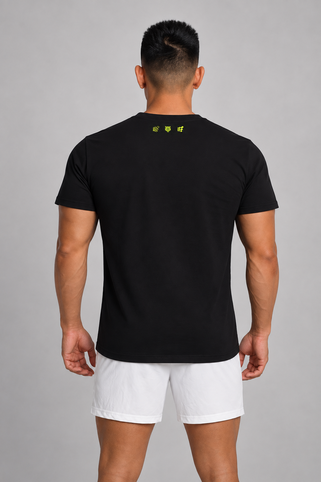 T-shirt basique Jed North pour hommes - Noir de jais