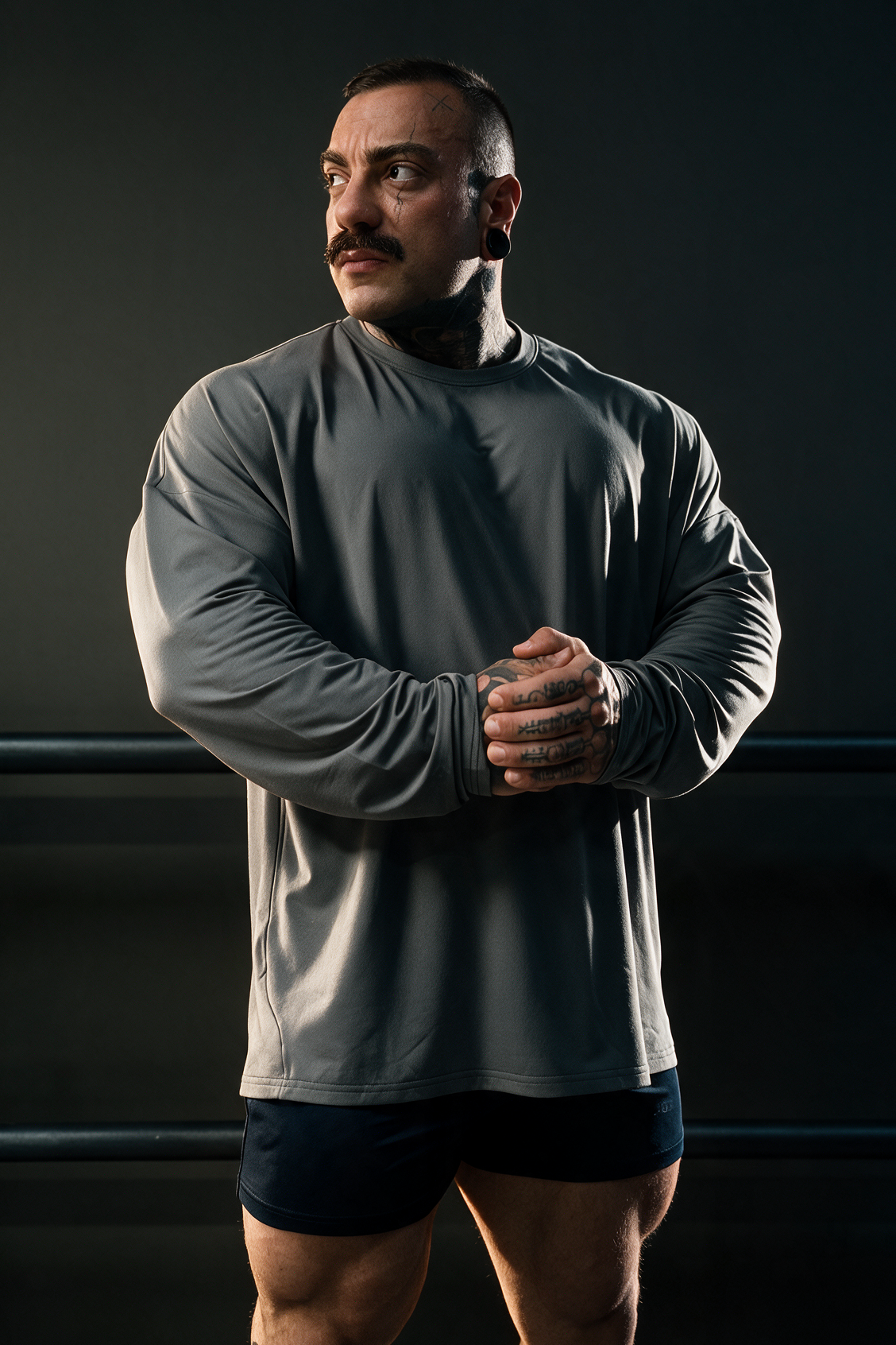 Jed North Men's Base Performance Long Sleeve T-Shirt - Dark Gray