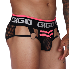 Boox Fuchsia Brief front view by Gigo Underwear