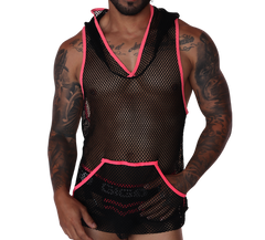 Boox Fuchsia Hoody T Shirt by Gigo Underwear