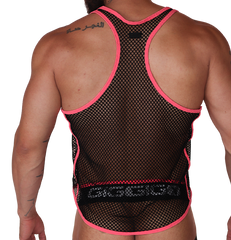 Boox Fuchsia Tank back view by Gigo Underwear