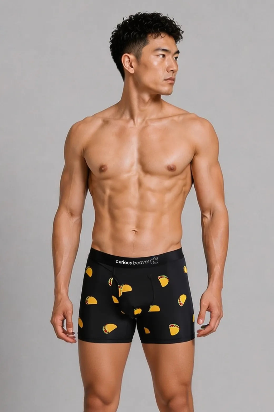 Caleçon boxer pour hommes Curious Beaver - Tacos
