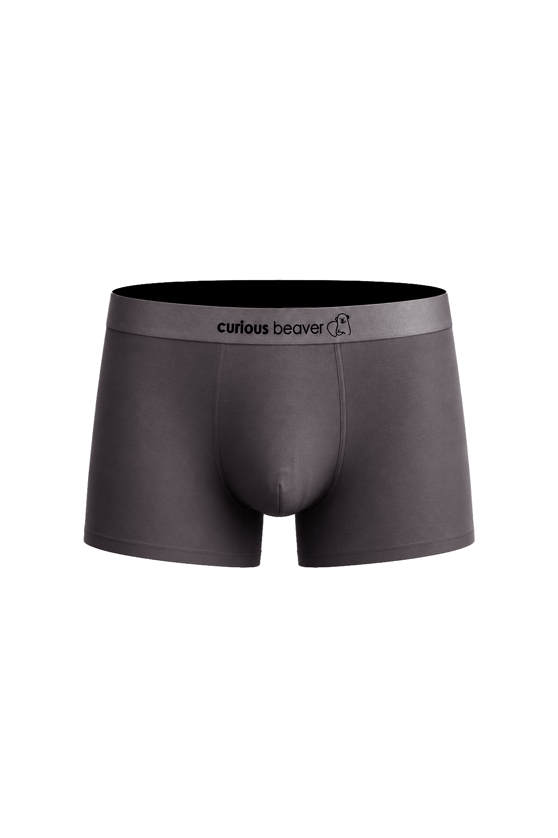 Curious Beaver Men's Soft Modal Boxer Briefs - Storm Gray