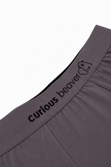 Curious Beaver Men's Soft Modal Boxer Briefs - Storm Gray