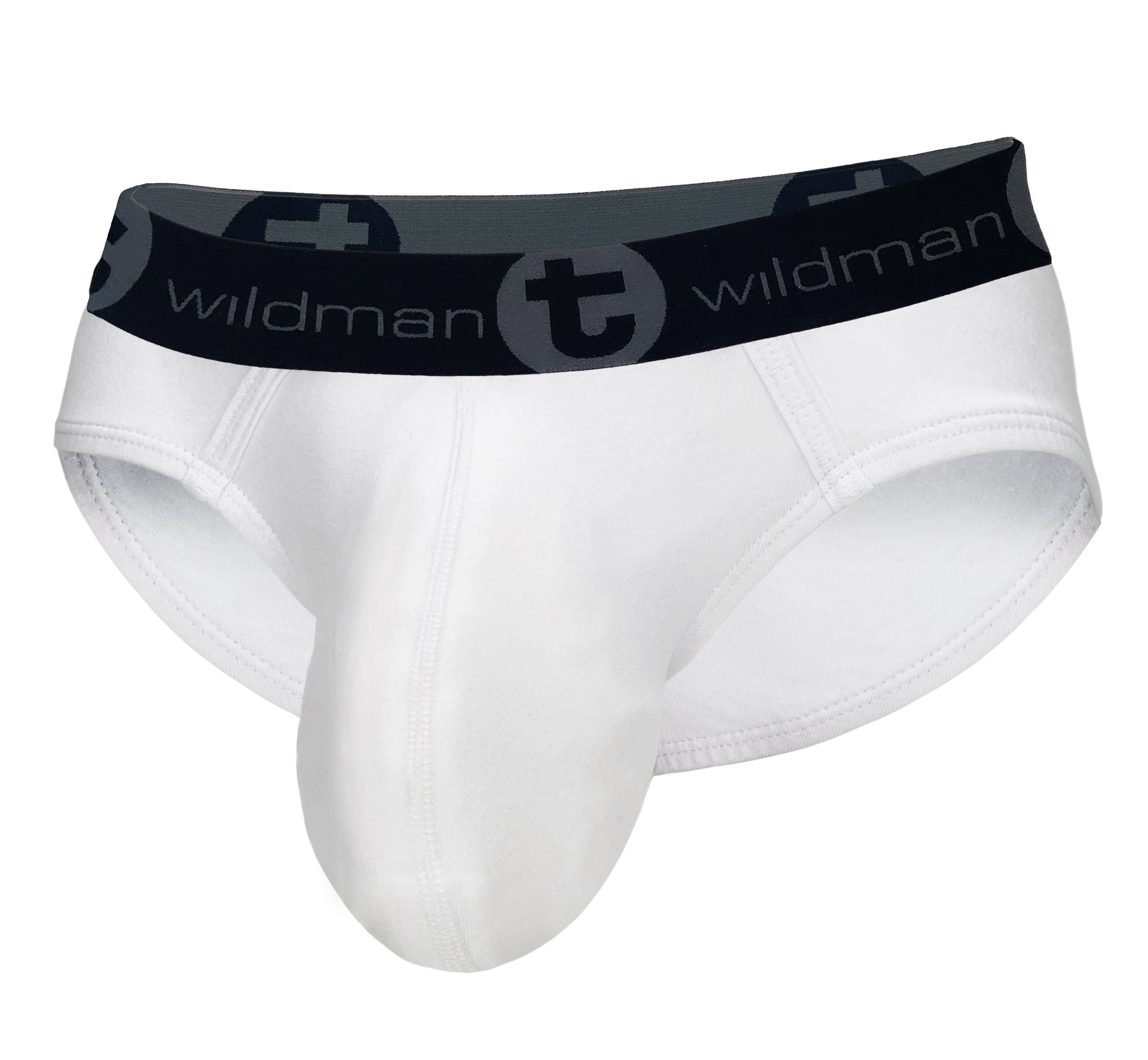 WildmanT Big Boy Pouch Cotton Brief White