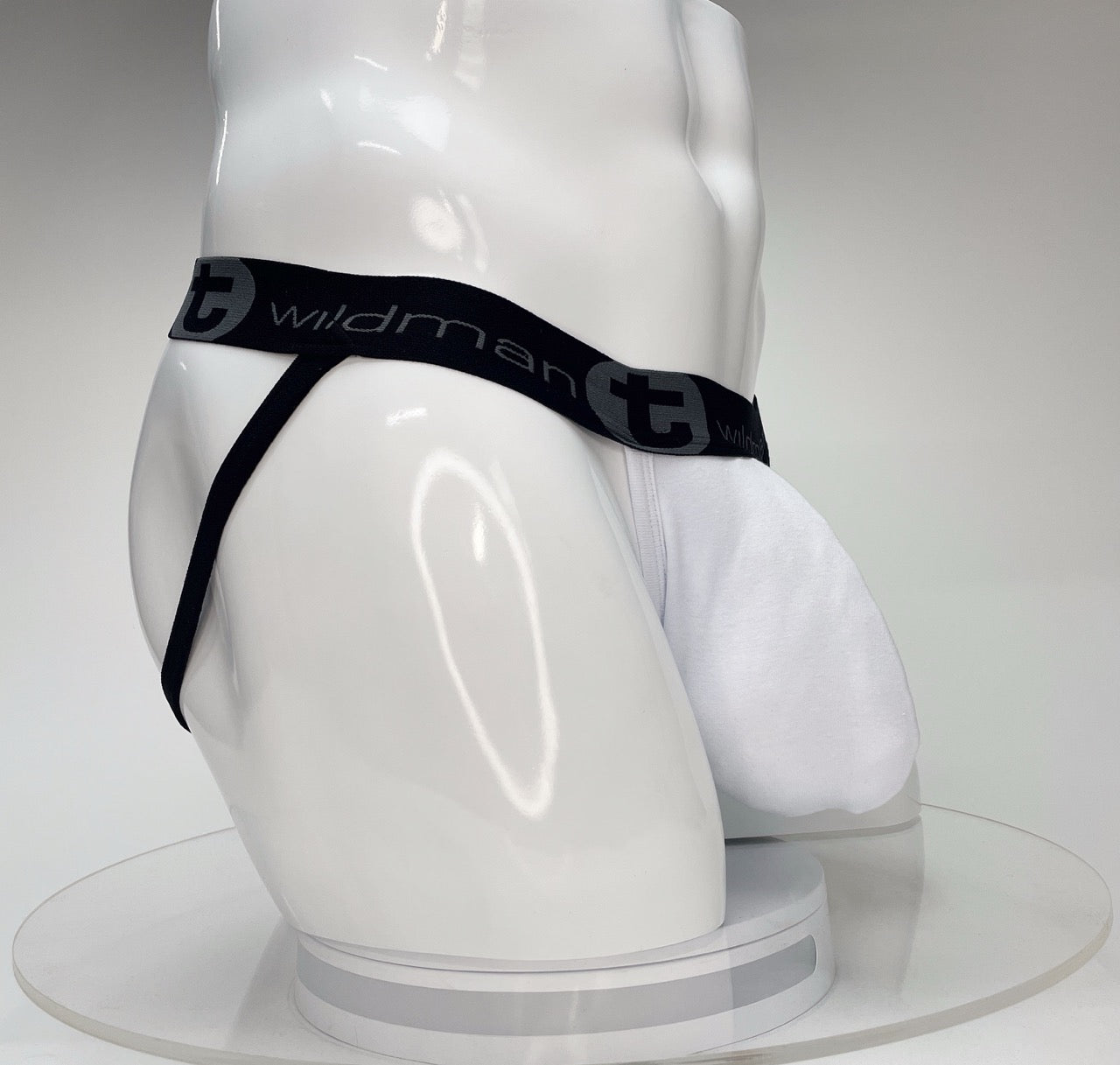 WildmanT Big Boy Pouch Jockstrap White