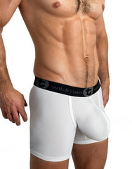 Big Boy Pouch 5" Inseam Boxer Brief White