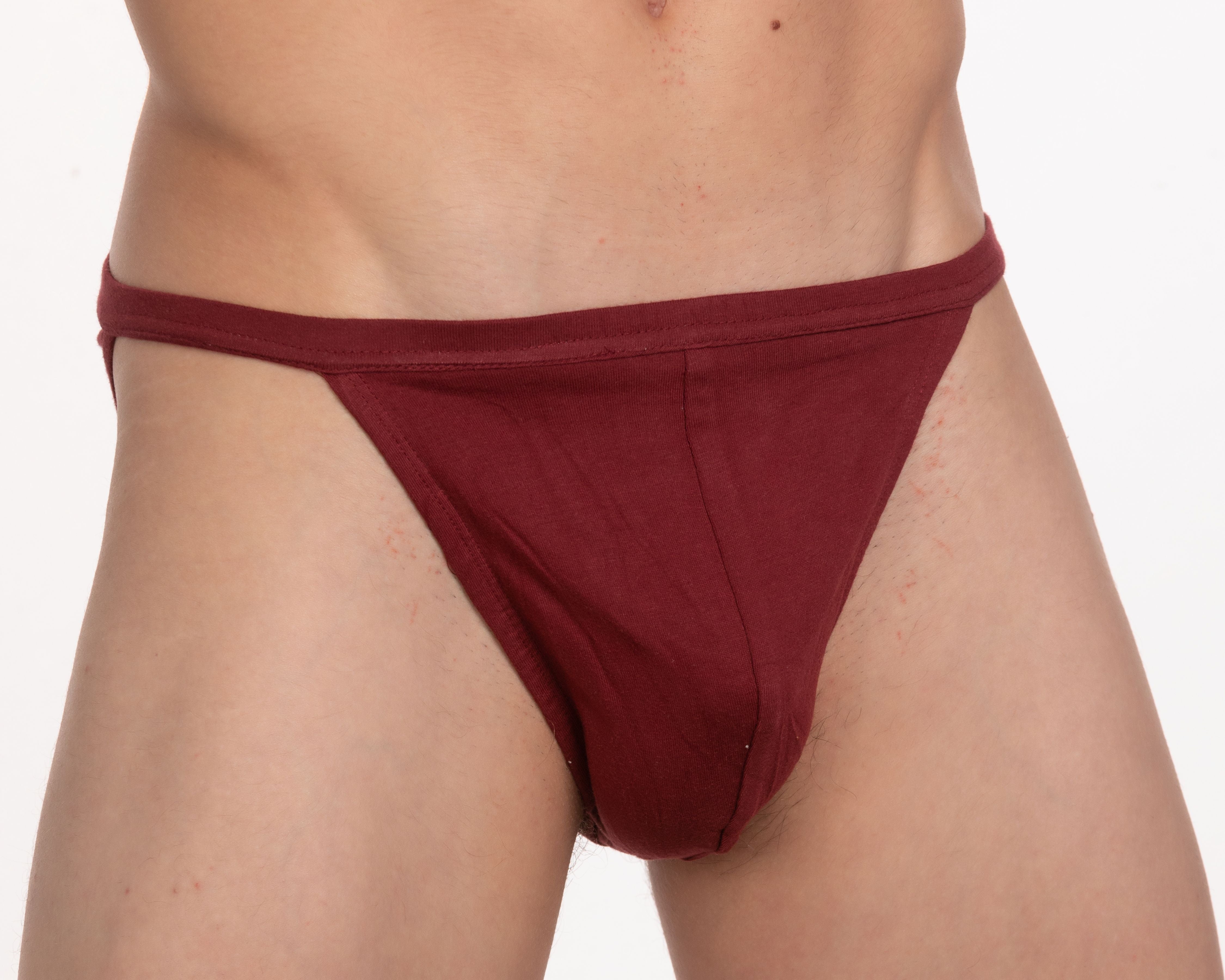 3-PACK CONTOUR CUTAWAY MEN'S BIKINI 100% COTTON