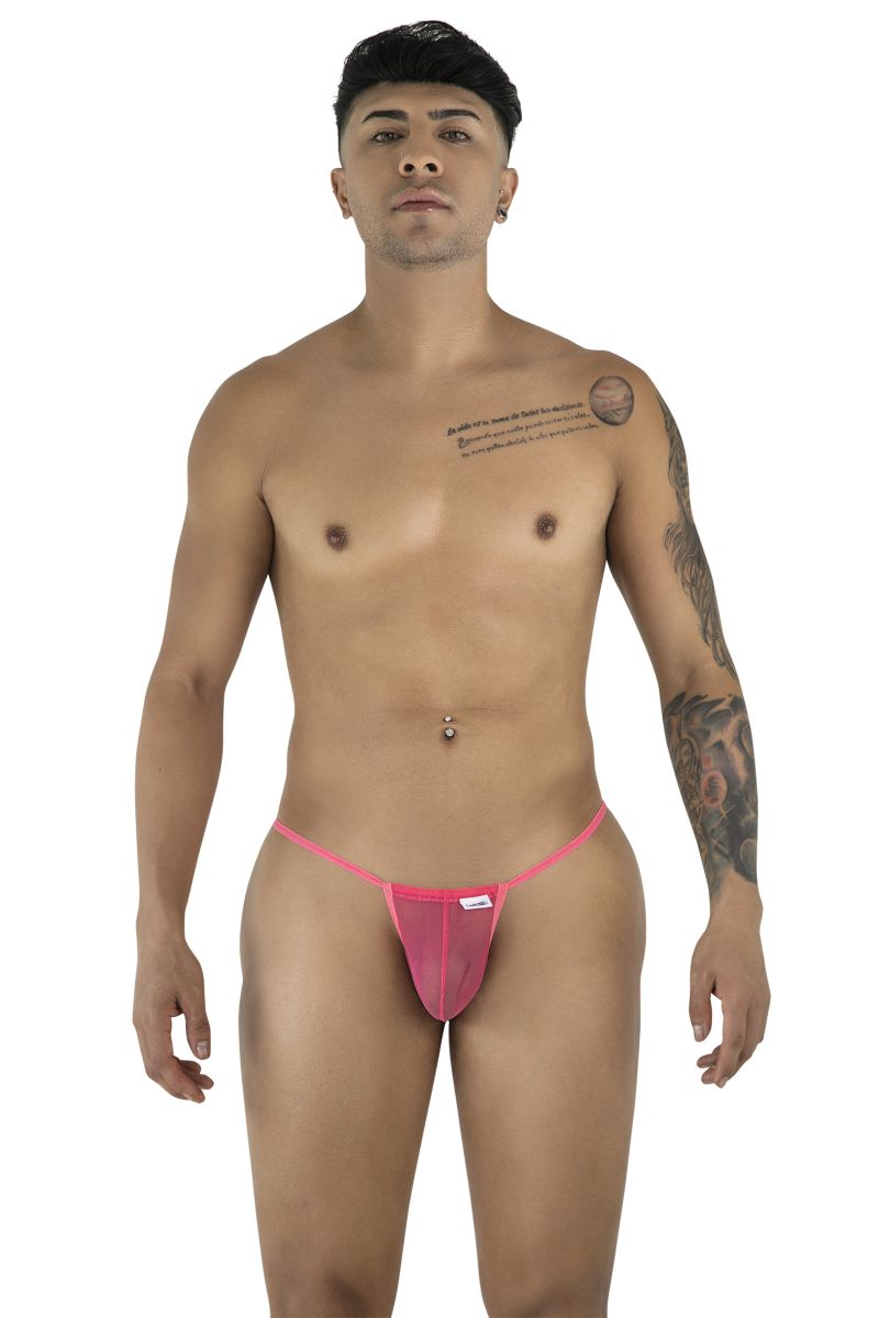 CandyMan 9586 G-String Color Pink Mesh - EricSaloDesign.com