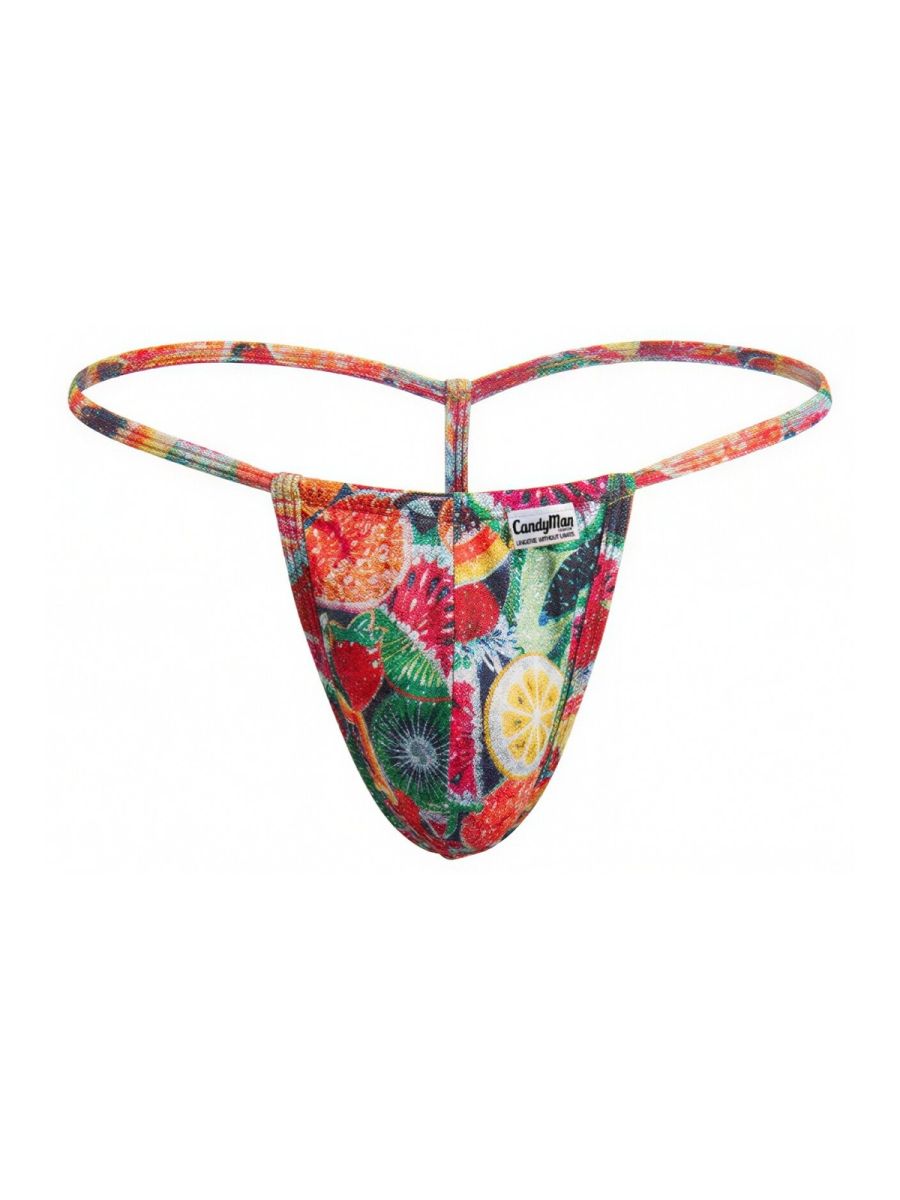 CandyMan 9586 G-String Color Printed Fruits - EricSaloDesign.com