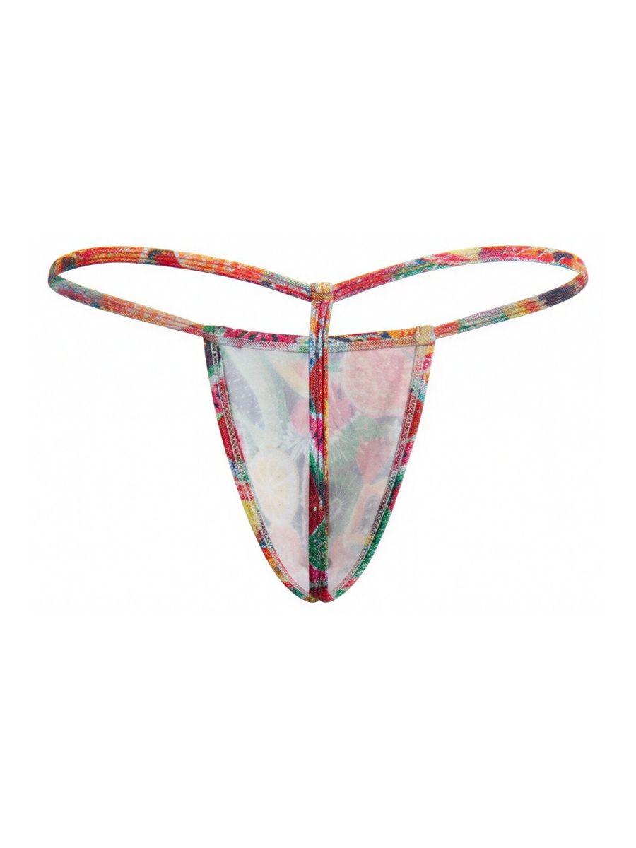 CandyMan 9586 G-String Color Printed Fruits - EricSaloDesign.com