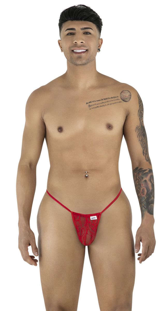 CandyMan 9586 G-String Color Red Lace - EricSaloDesign.com