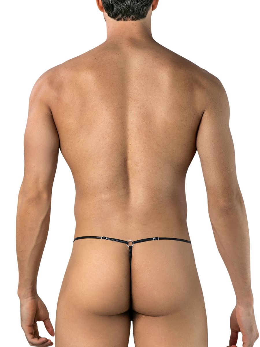 CandyMan 95007 Herrenunterwäsche verführerischer Spitzen-String Farbe Schwarz