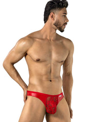 CandyMan 95009 Herrenunterwäsche verführerische Spitzen-Tangas Farbe Rot