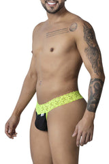 CandyMan 99370 Lace Thongs Color Hot Green