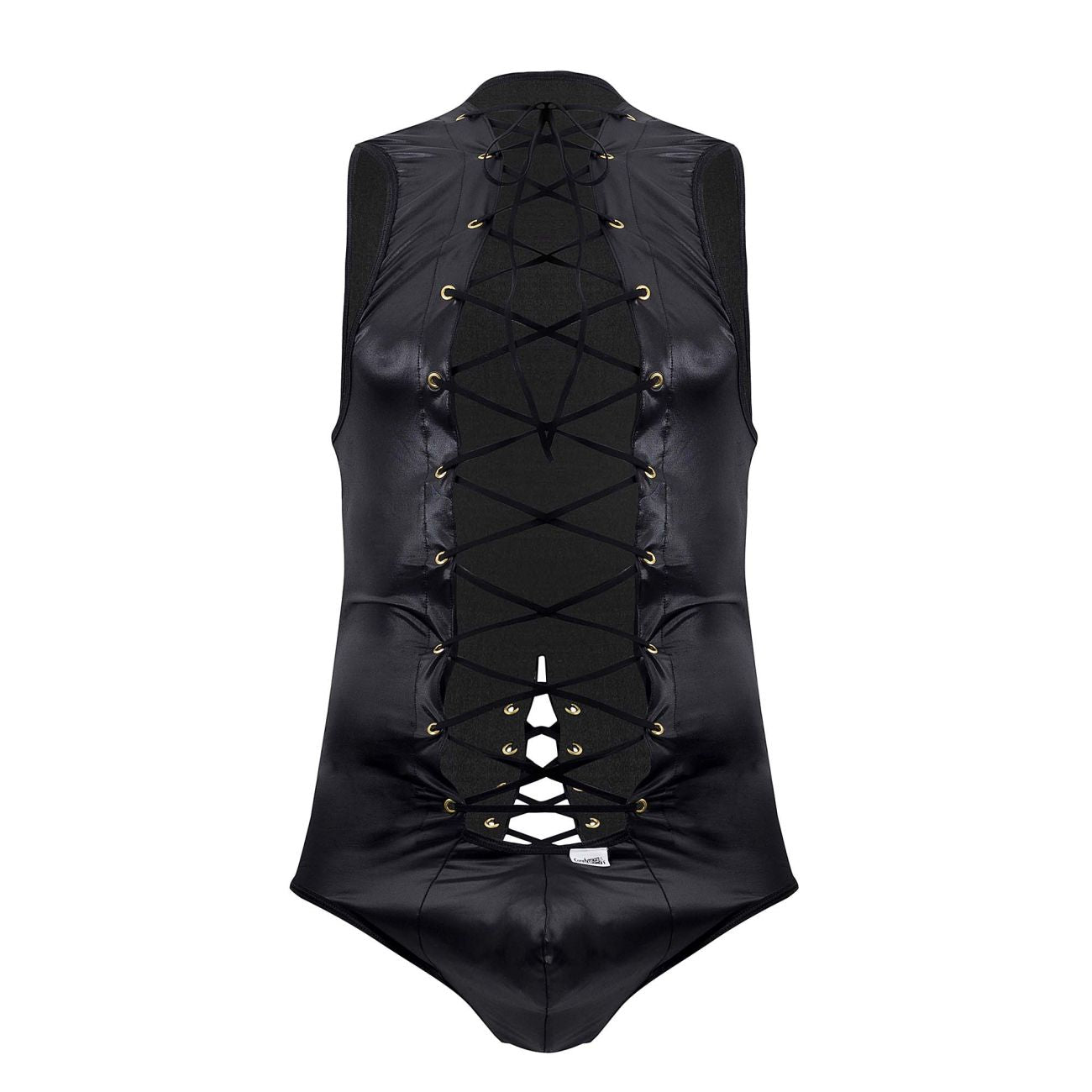 CandyMan 99694 Wrestling Bodysuit Color Black