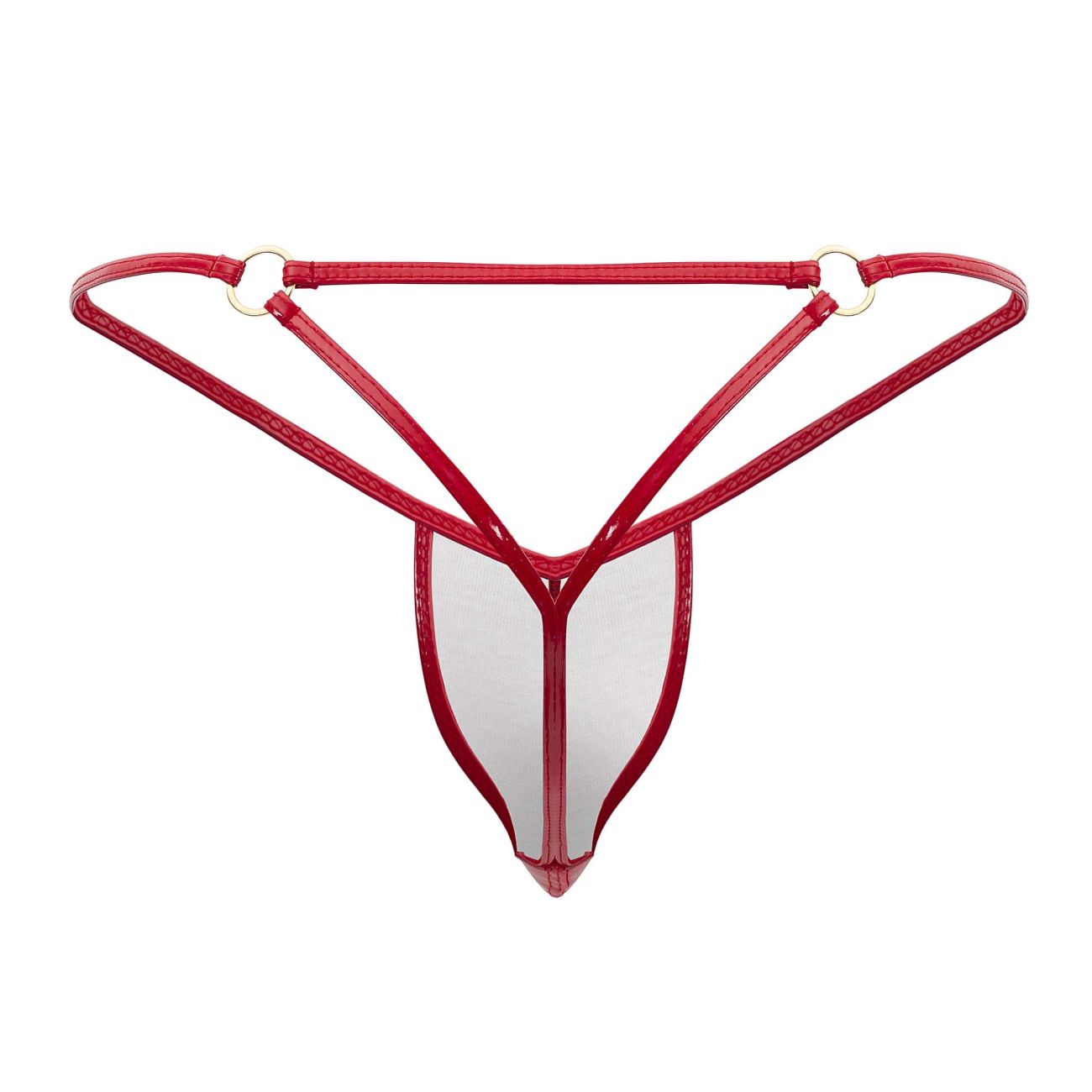 CandyMan 99738 Glänzender String, Farbe Rot