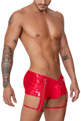 CandyMan 99740 Garter Trunks Color Red