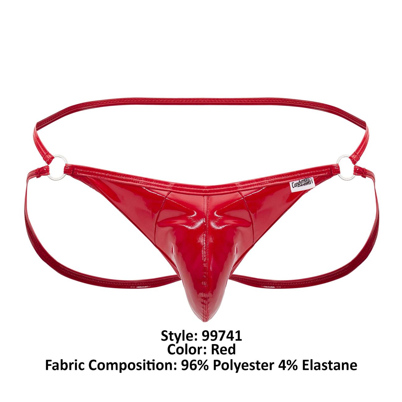 Jockstrap brillant CandyMan 99741 Couleur Rouge