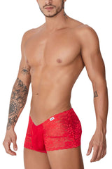 Boxer en dentelle CandyMan 99745 Couleur Rouge