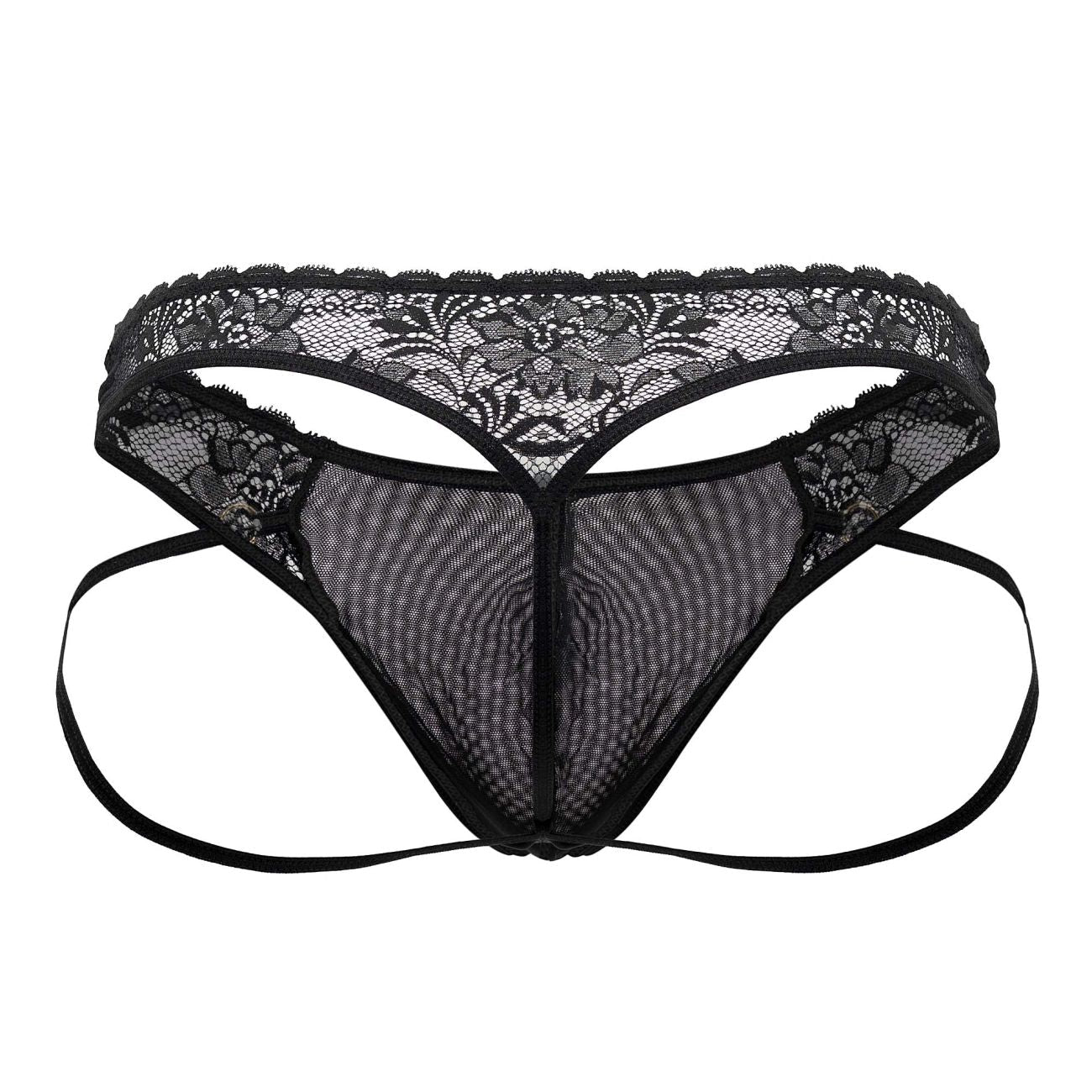 CandyMan 99747 Lace Thongs Color Black