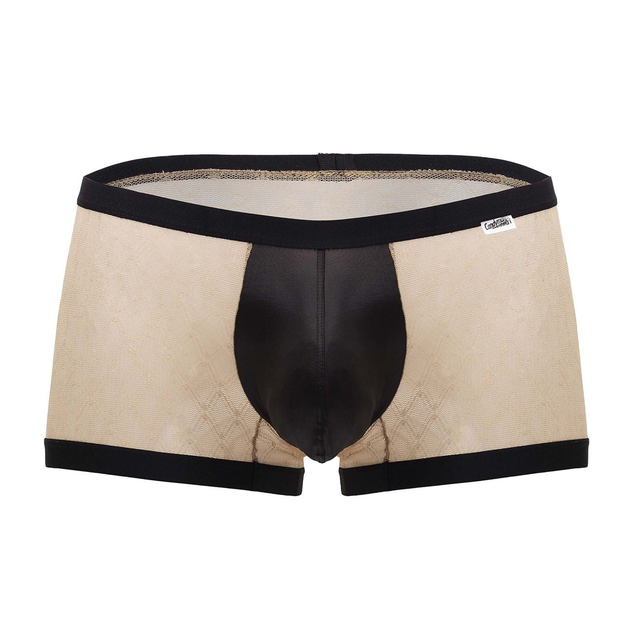 Boxer en dentelle CandyMan 99750 Couleur Nude-Noir