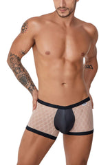 Boxer en dentelle CandyMan 99750 Couleur Nude-Noir