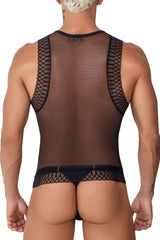 CandyMan 99758 Mesh-Tanktop, Farbe Schwarz