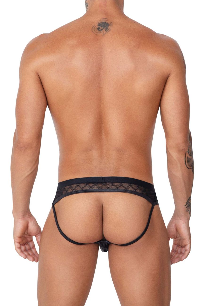 CandyMan 99763 Lace Jockstrap Color Black