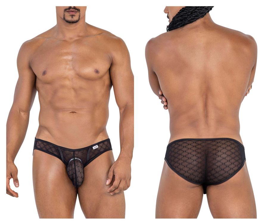 CandyMan 99812 Mesh Briefs Color Black