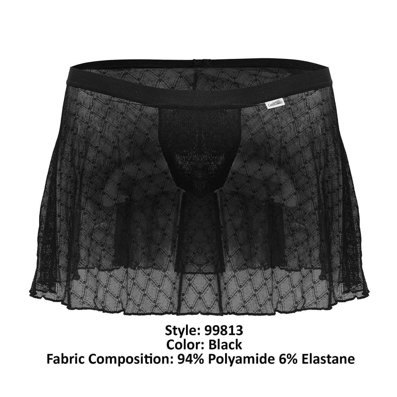 CandyMan 99813 Mesh Skirt Color Black