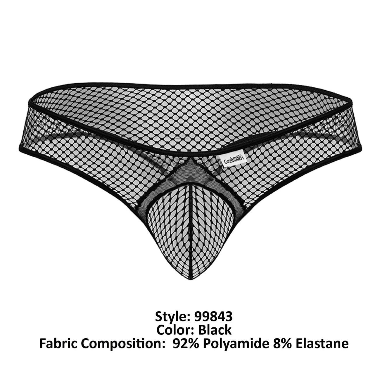 CandyMan 99843 Netz-Strings Farbe Schwarz